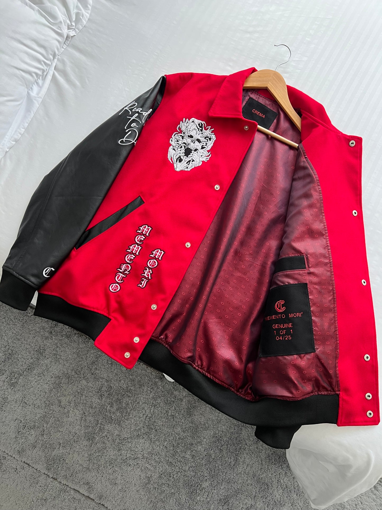 Varsity Jacket "MEMENTO MORI"