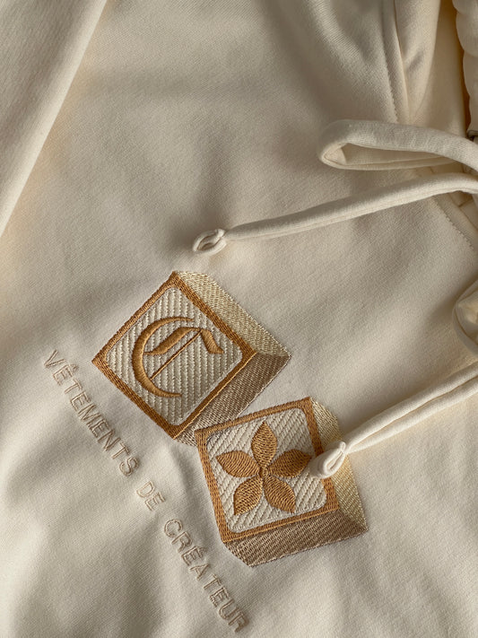 Cropped Hoodie “Vêtements de créateur”