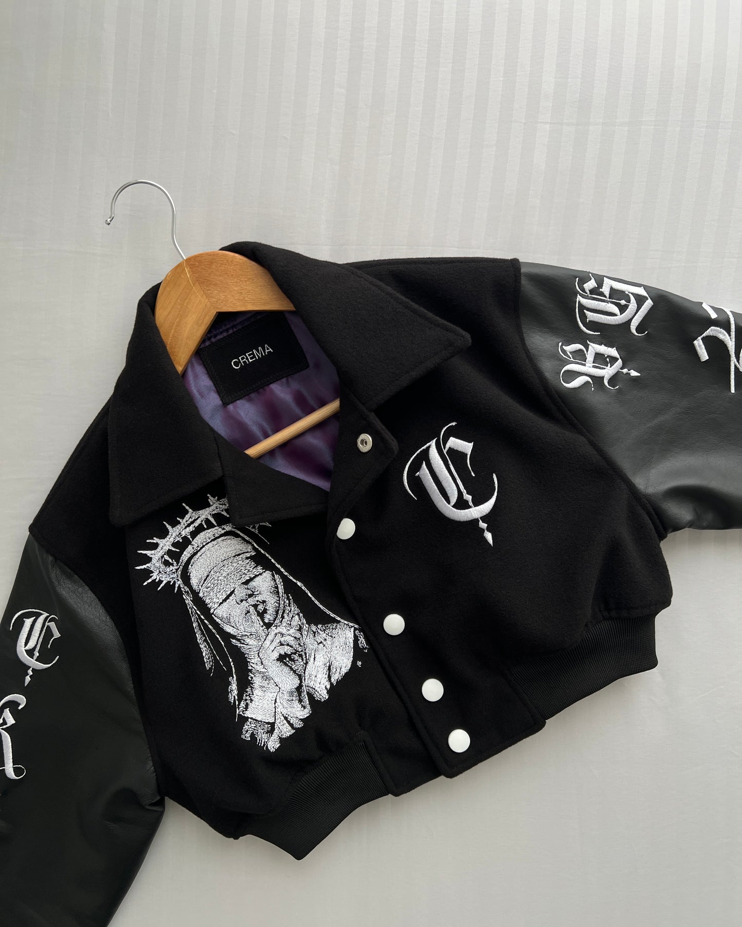 Cropped Varsity Jacket "Ignotus"