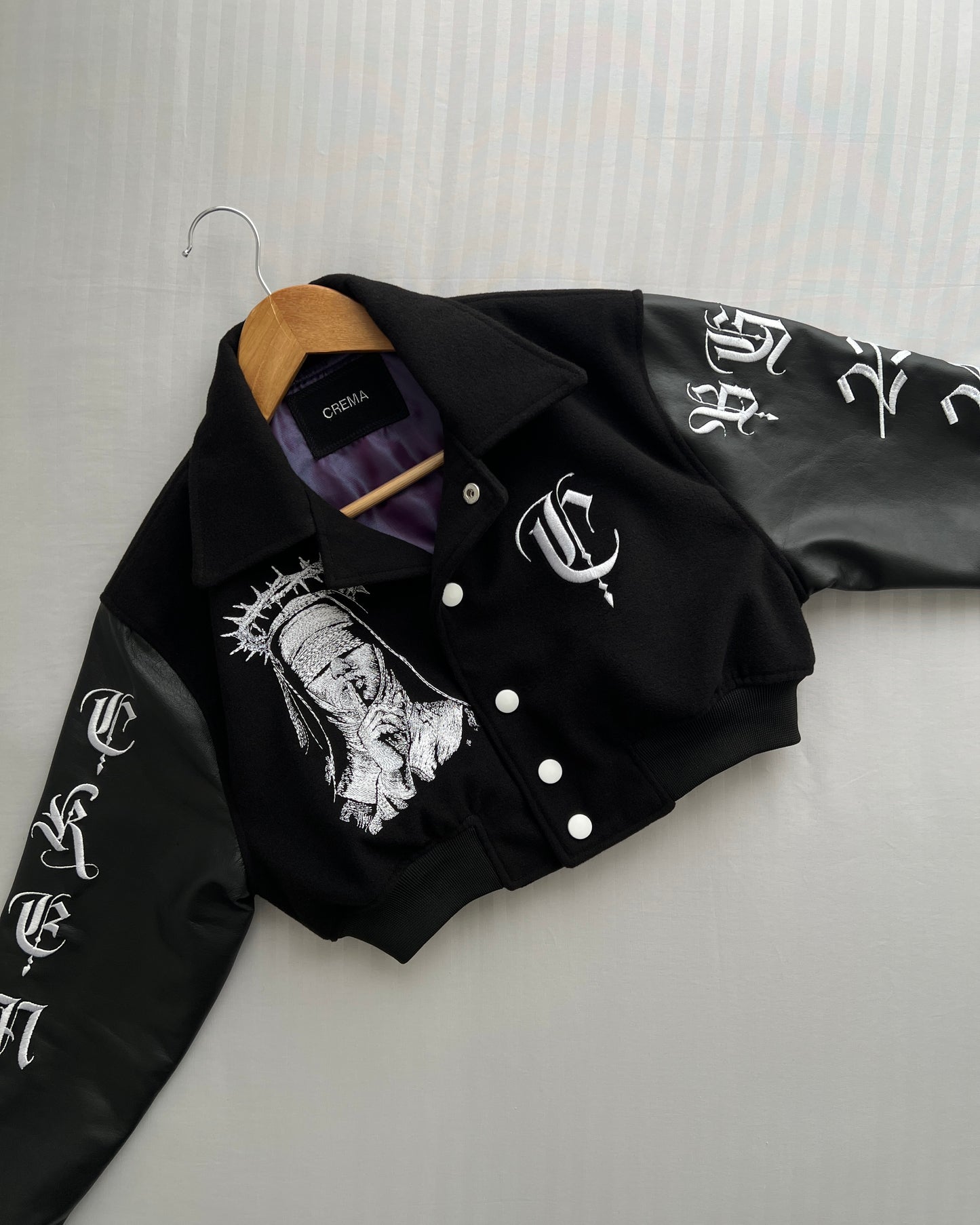 Cropped Varsity Jacket "Ignotus"