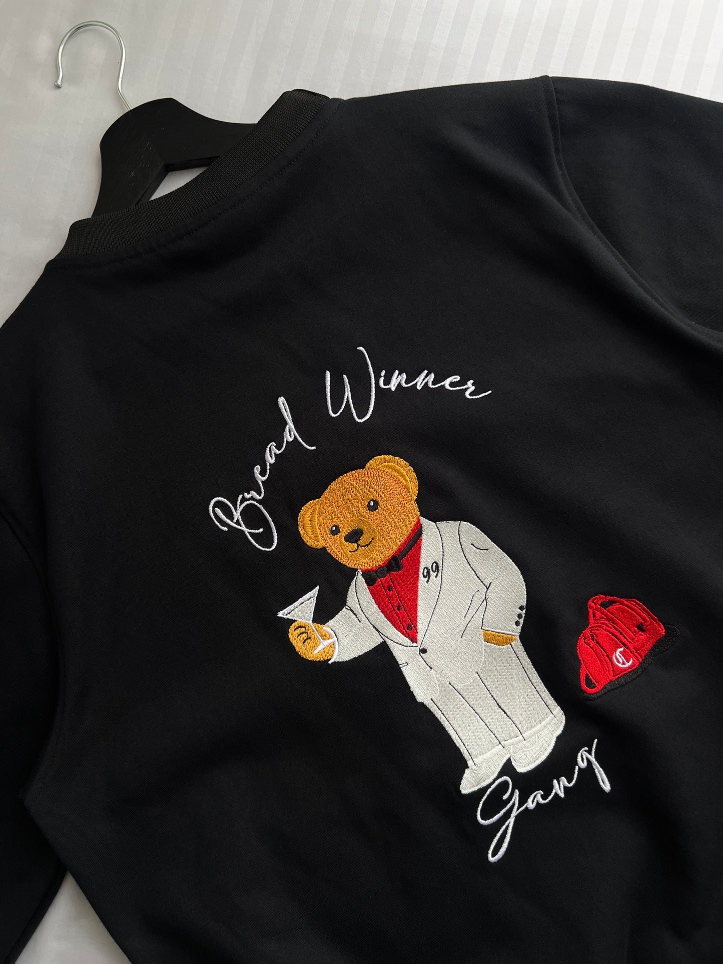 Crewneck "Bread Winner Gang" White Suit Edition
