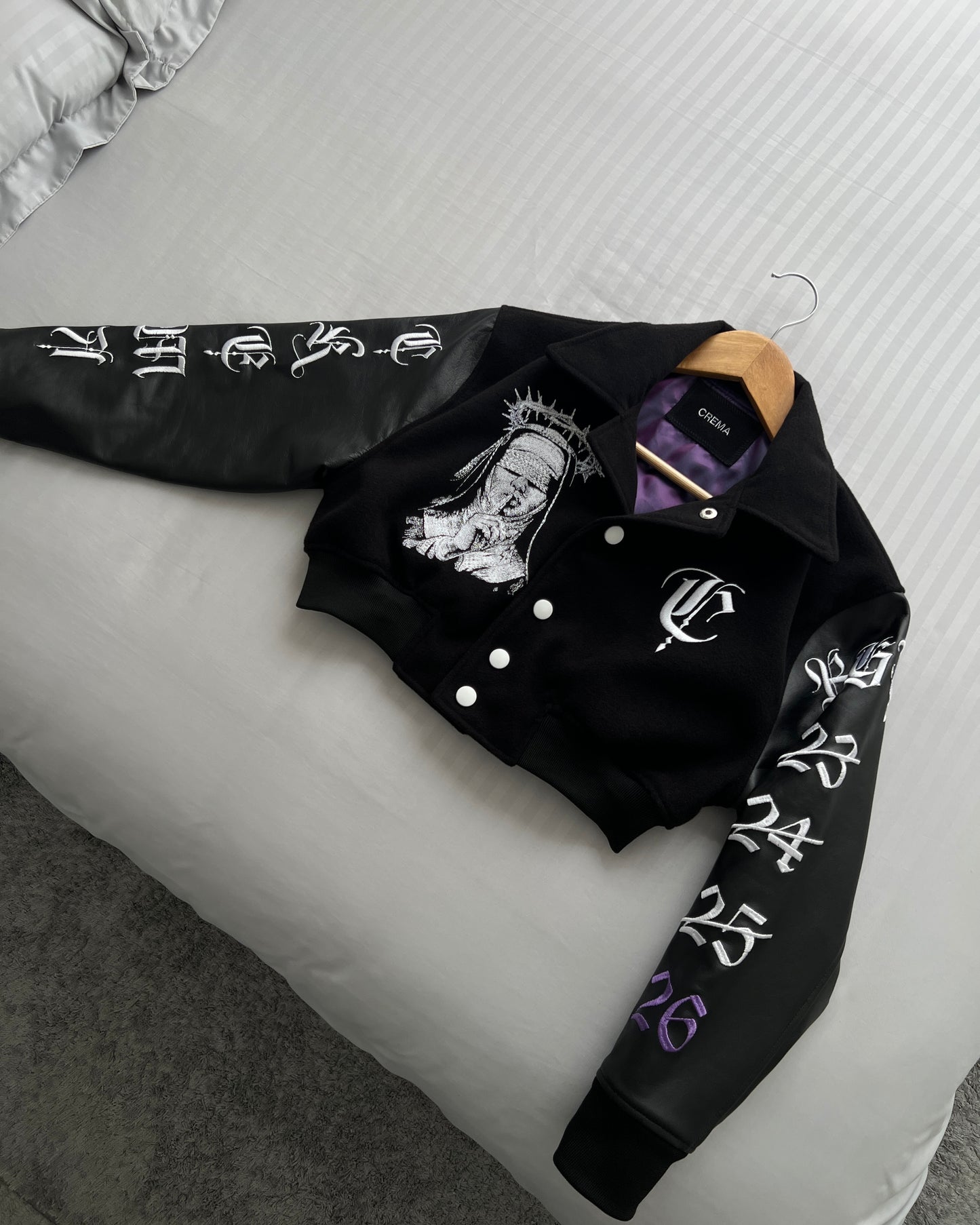 Cropped Varsity Jacket "Ignotus"