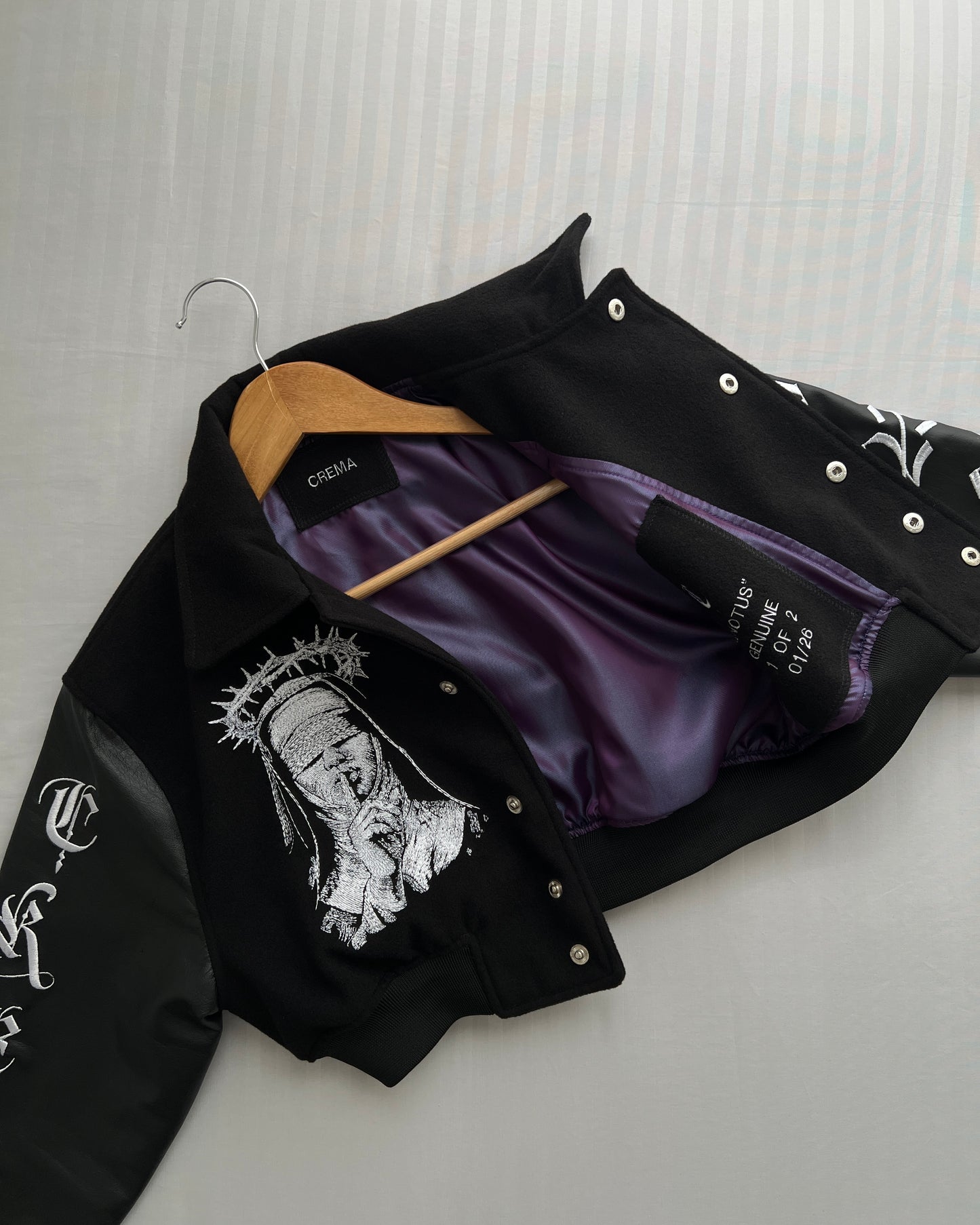 Cropped Varsity Jacket "Ignotus"