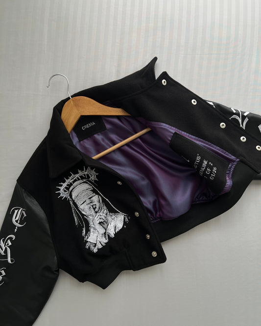 Cropped Varsity Jacket "Ignotus"