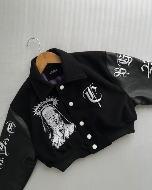 Cropped Varsity Jacket "Ignotus"