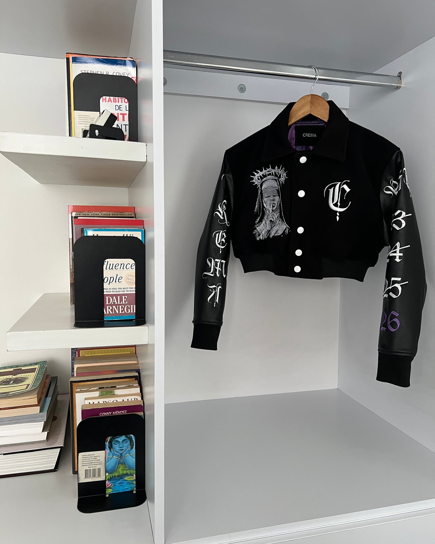 Cropped Varsity Jacket "Ignotus"